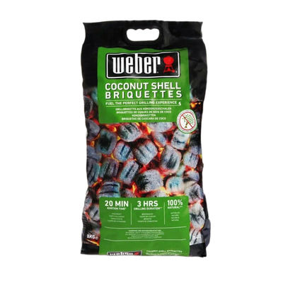 Угольные кокосовые брикеты Weber 8 кг, 18402