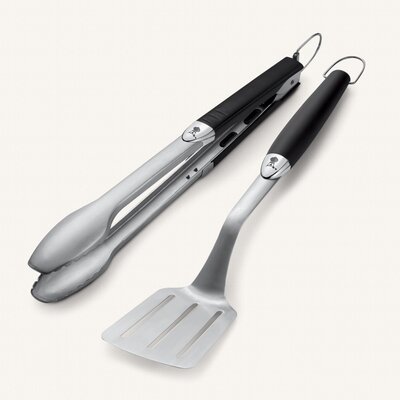 Набор инструментов для гриля: большие лопатка и щипцы Weber, 6625