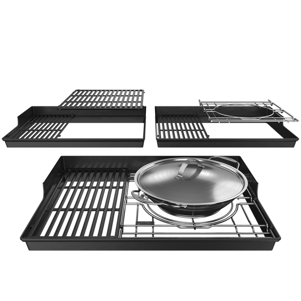 Вок со вставкой для приготовления на пару Weber Crafted, 7684