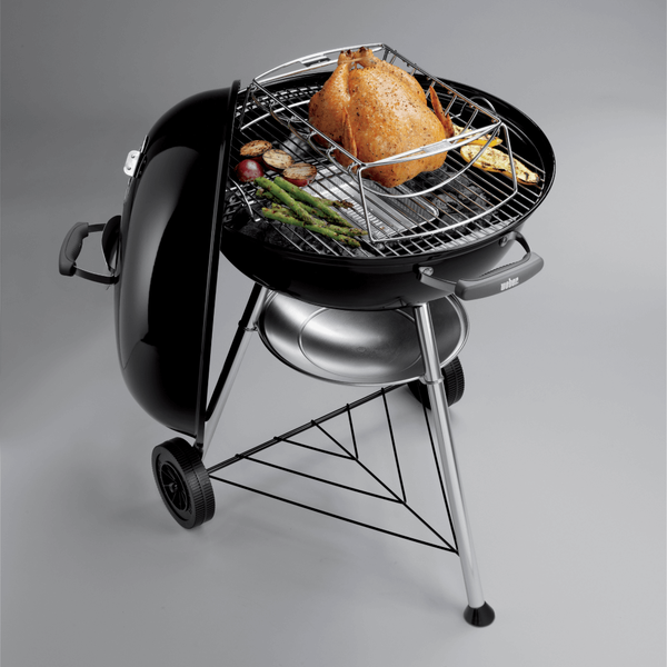 Купить угольный гриль Weber Compact Kettle 57 см черный 1321004 в Москве
