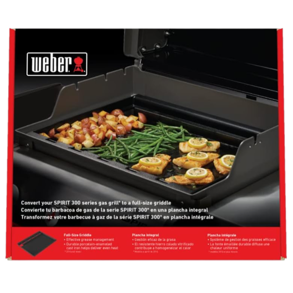 Противень чугунный для Weber Spirit 300 полноразмерный, 6790