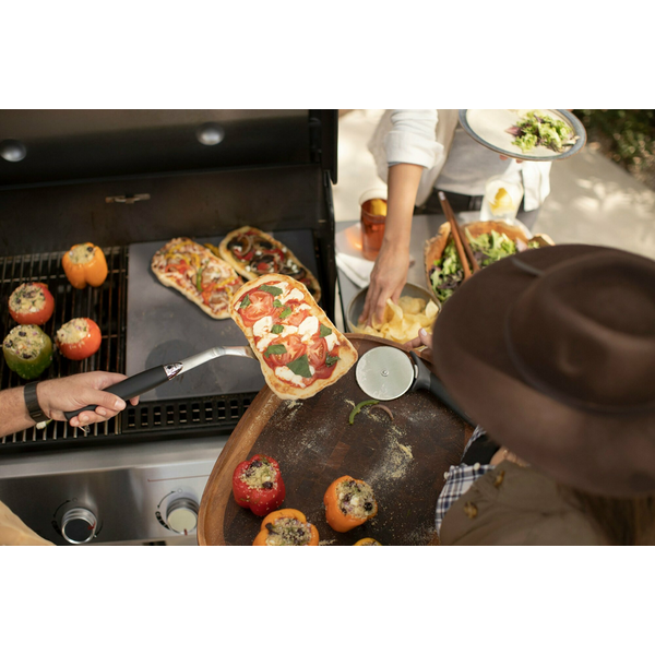 Камень для пиццы глазурованный, прямоугольный, 30х44 см, 18414