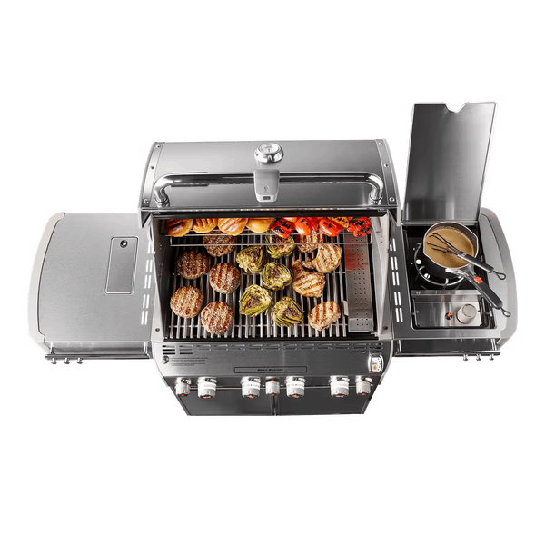 Газовый гриль Weber Summit E-470 GBS черный, 7171075