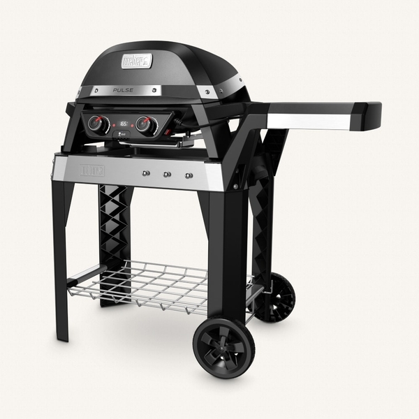 Купить Электрический гриль Weber Pulse 2000 черный с тележкой Электрический гриль Weber Pulse 2000 черный с тележкой