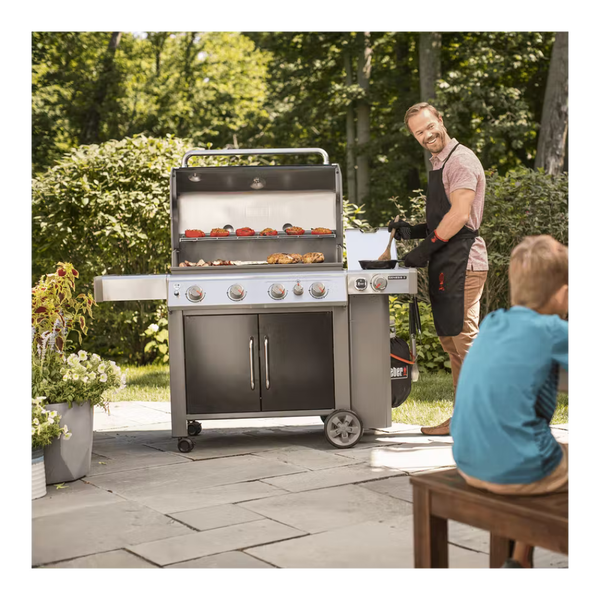 Купить Газовый гриль Weber Genesis II EP-435 GBS черный, 62016175 Газовый гриль Weber Genesis II EP-435 GBS черный, 62016175