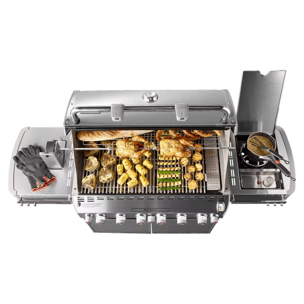 Купить Газовый гриль Weber Summit S-670 GBS нержавеющая сталь, 7370075 Газовый гриль Weber Summit S-670 GBS нержавеющая сталь, 7370075