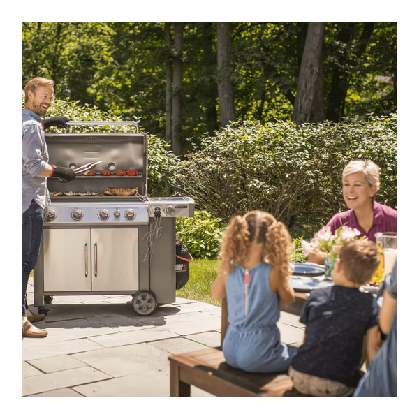 Газовый гриль Weber Genesis II SP-435 GBS нержавеющая сталь, 62006175